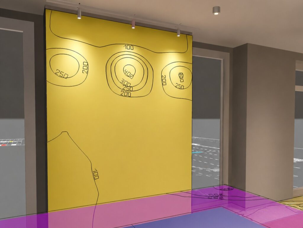 lichtkonzept wand bildberleuchtung 4 3